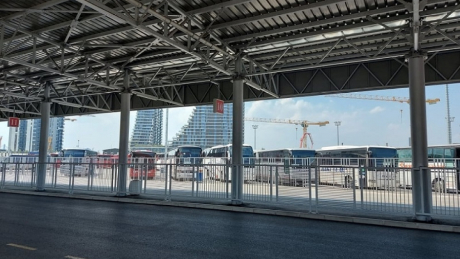 Autobuska stanica Beograd, pristanište