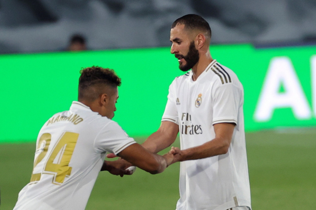 Karim Benzema i Mariano Diaz