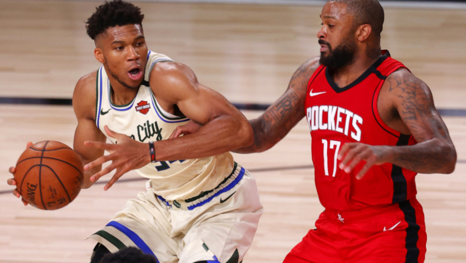 Janis Adetokumbo i Pi Džej Taker