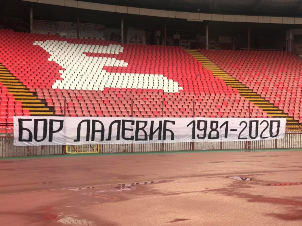 Posveta Zvezdinih navijača Boru Laleviću, estradnom menadžeru