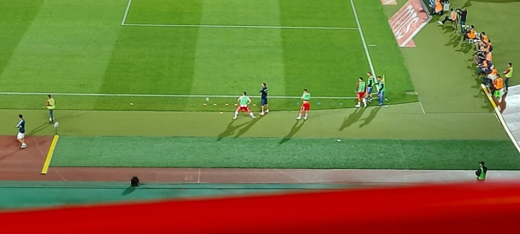 Zagrevanje rezervista Zvezde