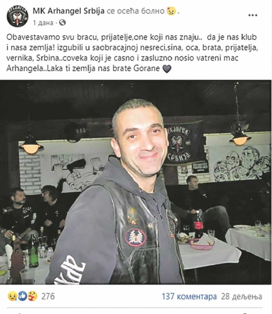 Od Gorana se oprostili bajkeri