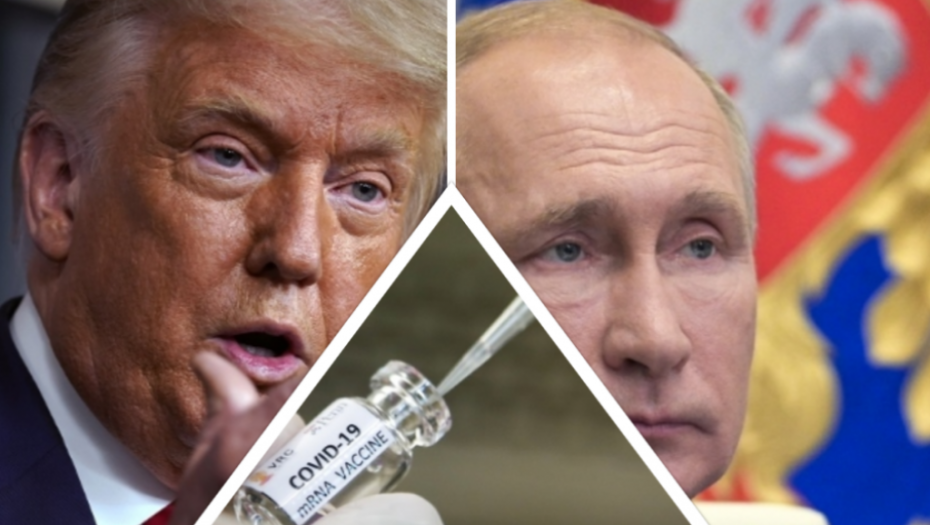 vakcina, Putin, Tramp