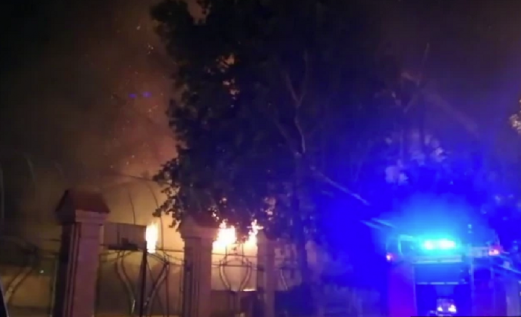 Štamparija u plamenu