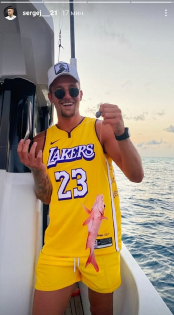 Sergej Milinković-Savić pecanje