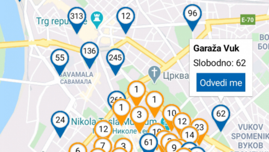 Parkiranje, e parking