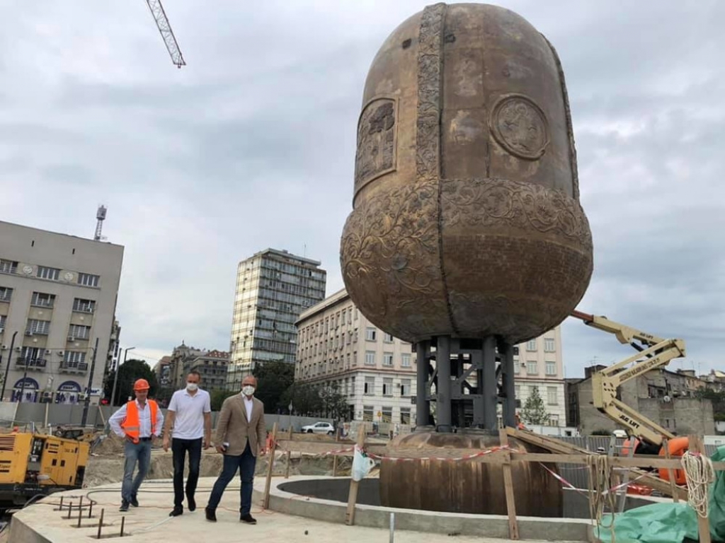 Goran Vesić, spomenik Stefan Nemanja