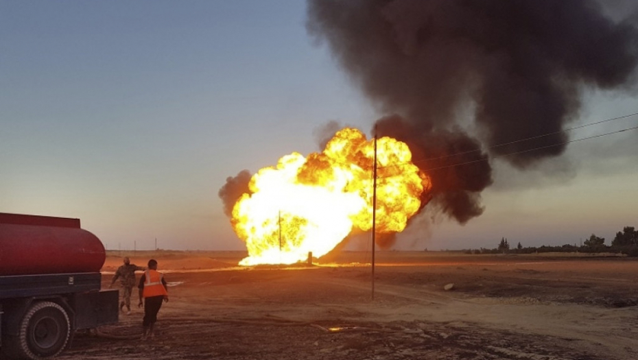 Gasovod, Sirija, eksplozija