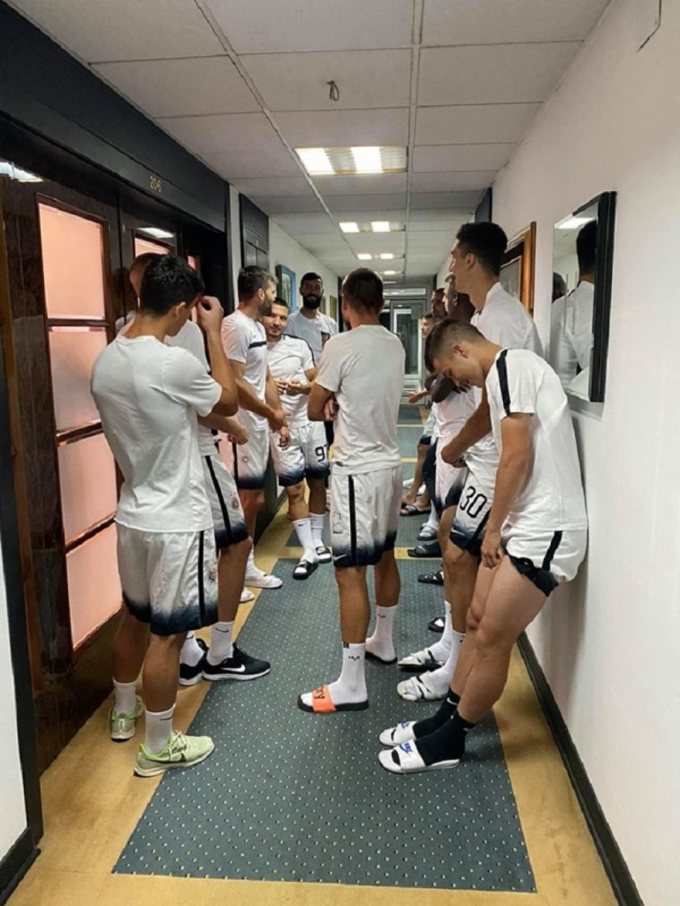 Igrači Partizana pred testiranje na korona virus