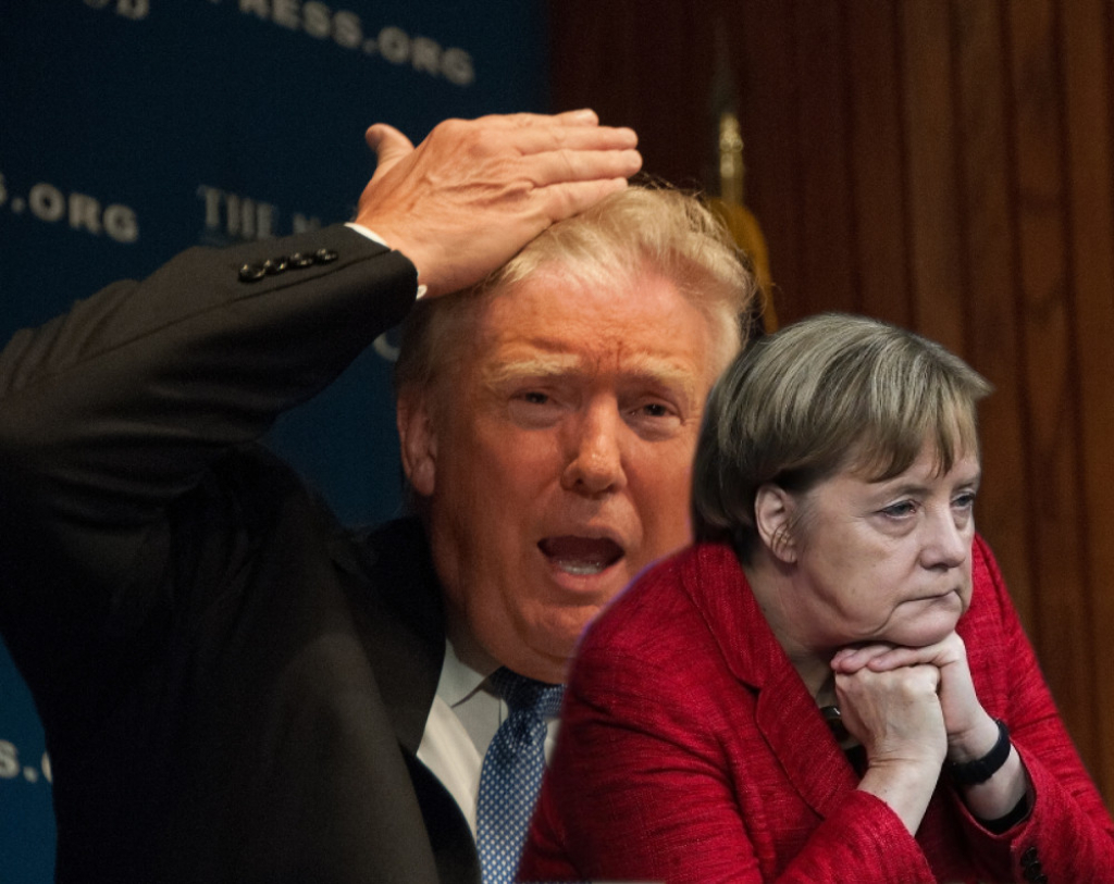 Tramp i Merkel