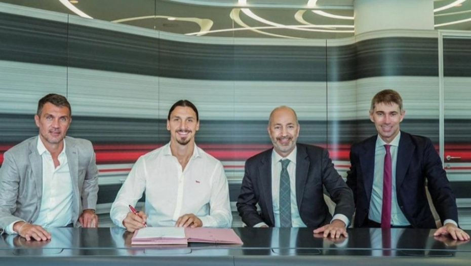 Zlatan Ibrahimović sa čelnicima kluba