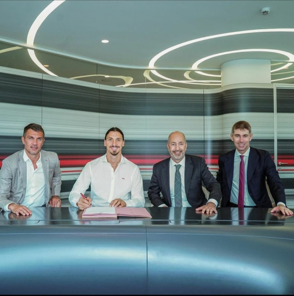 Zlatan Ibrahimović sa čelnicima kluba