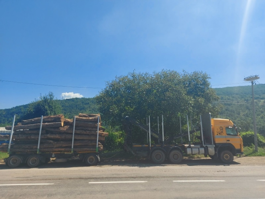 kamion drva ogrev