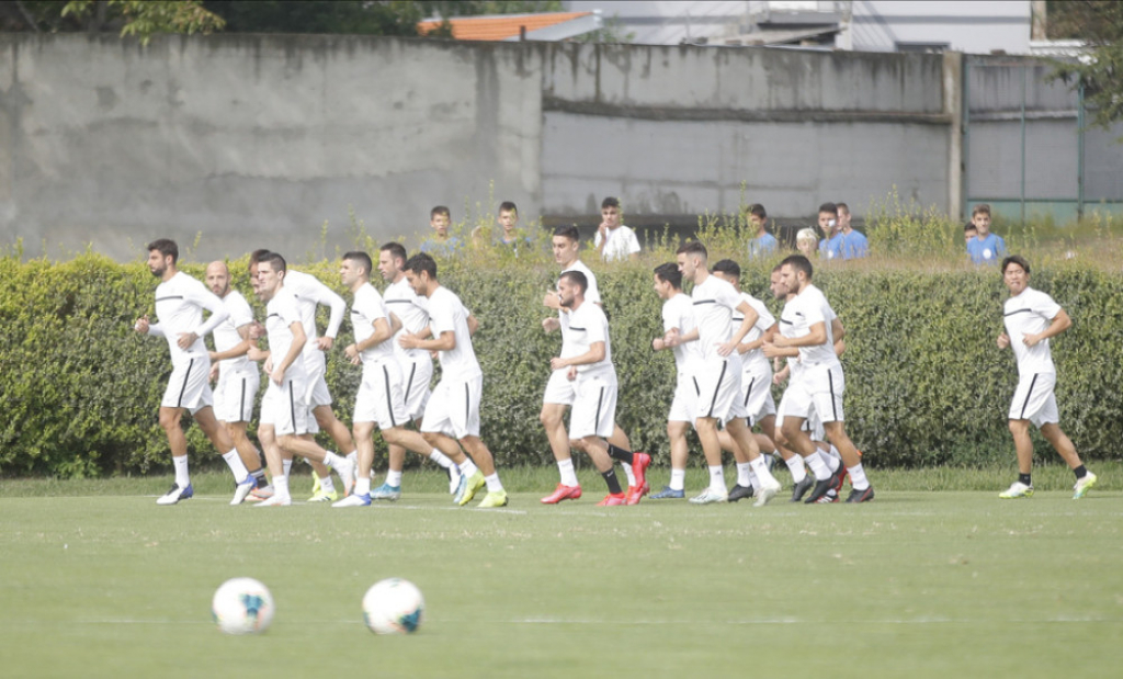 Igrači Partizana na treningu