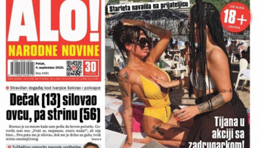 Naslovna strana za 4. septembar 2020. godine