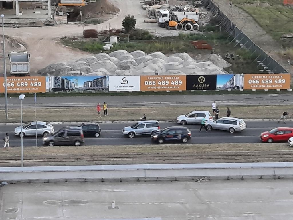 Sudar na Novom Beogradu