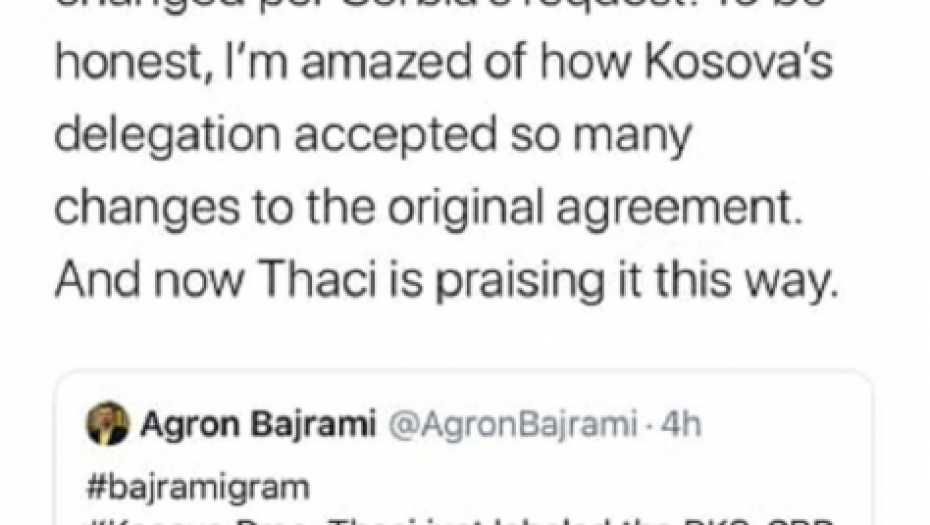 Albanski istoričar o sporazumu 