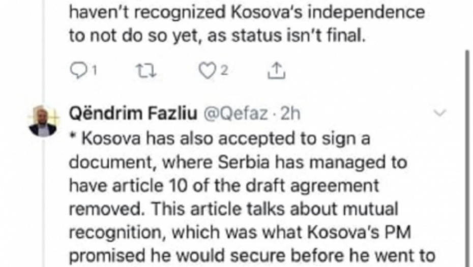 Albanski istoričar o sporazumu 