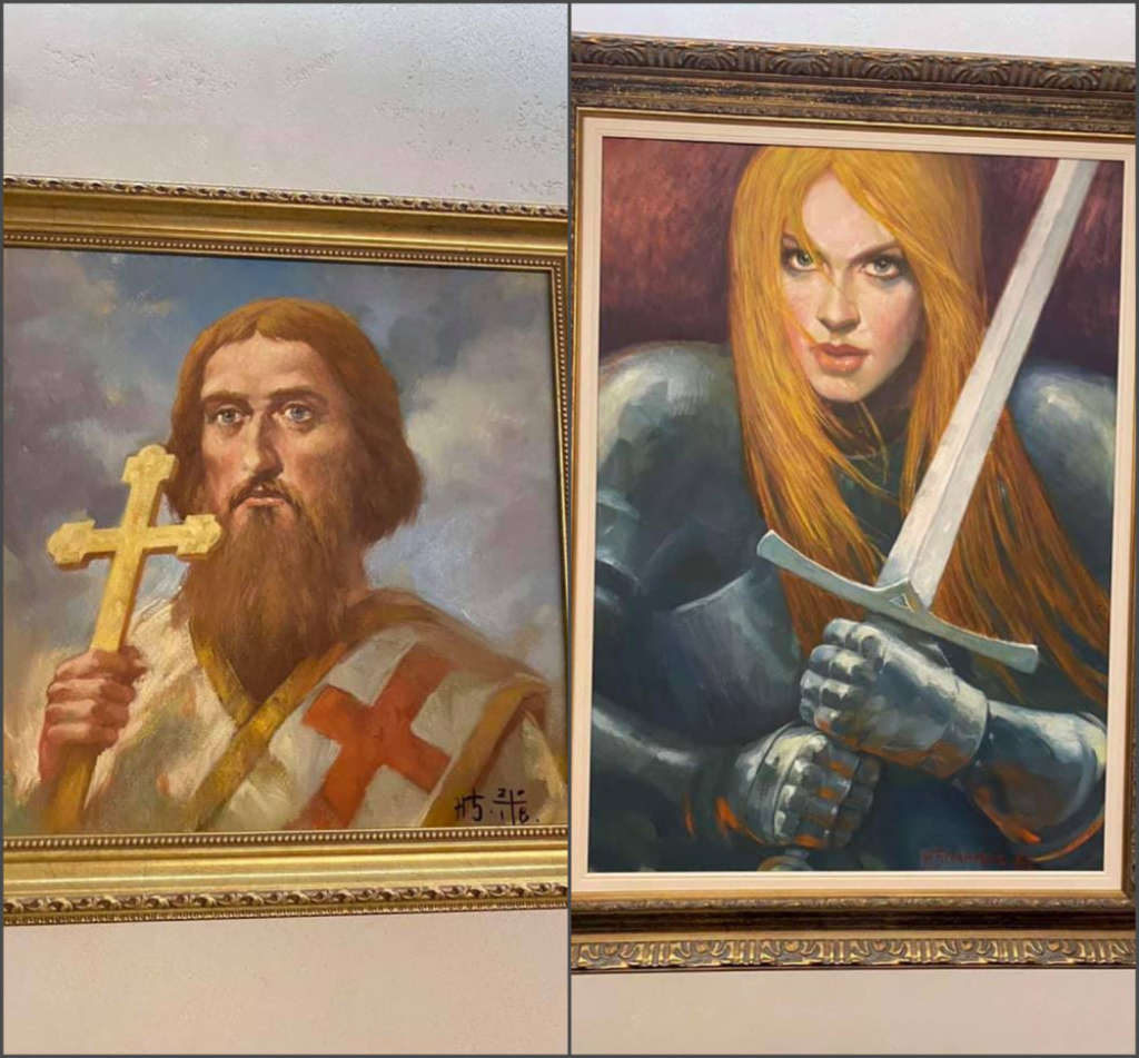 Slike na Vesićevom zidu