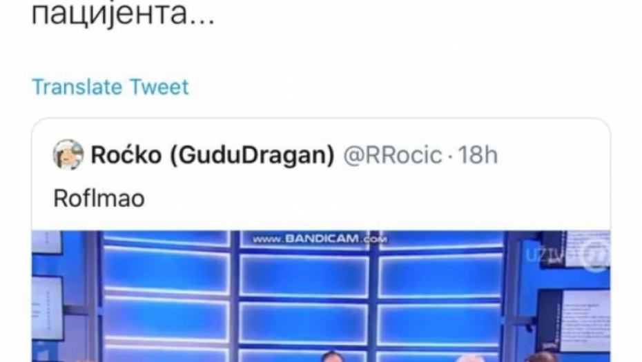 Tvit Vladmira Gajića