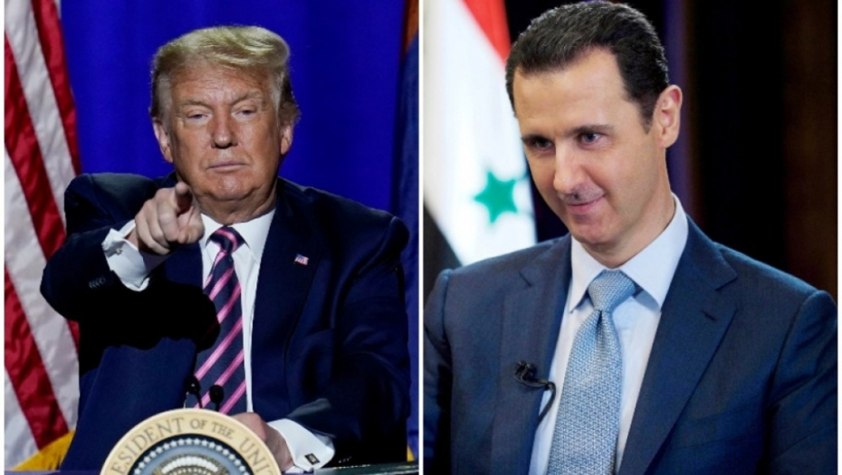 Donald Tramp, Bašar al Asad