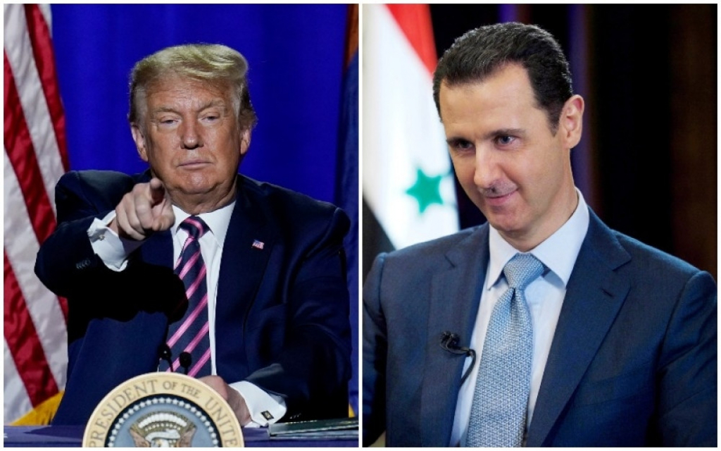 Donald Tramp, Bašar al Asad