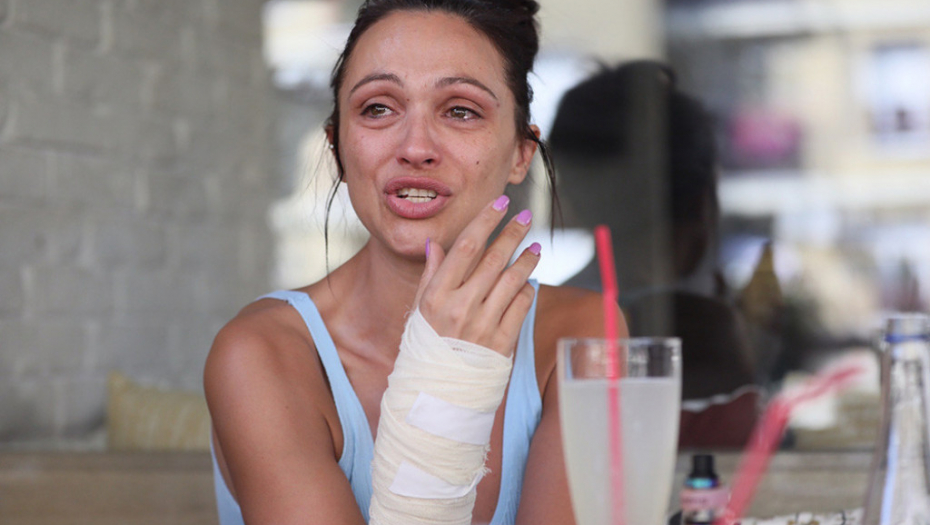 Ljupka Stević incident plače povređena ruka Alo