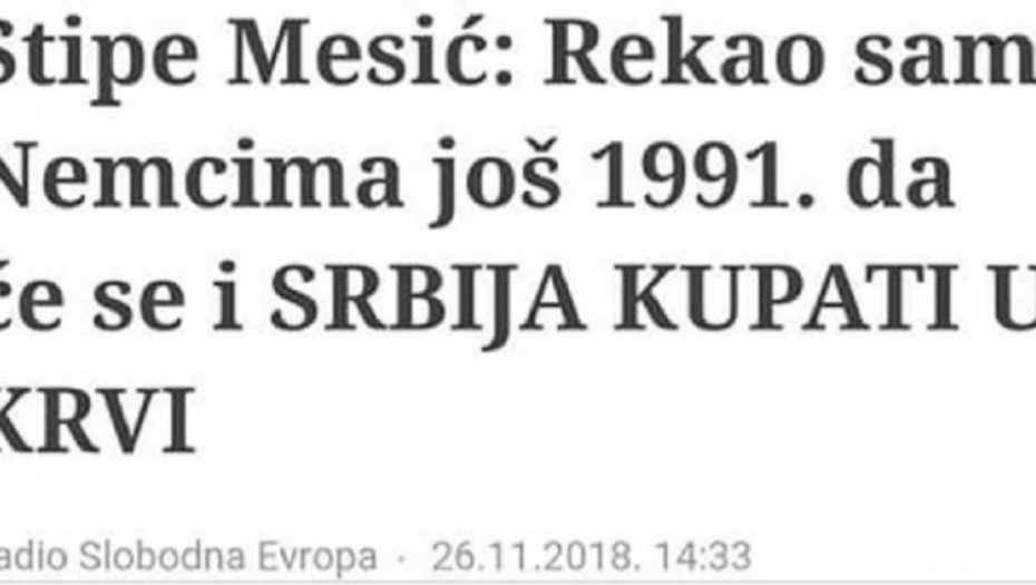 Goran Vesić, stan Ivana Ivanovića, Stipe Mesić