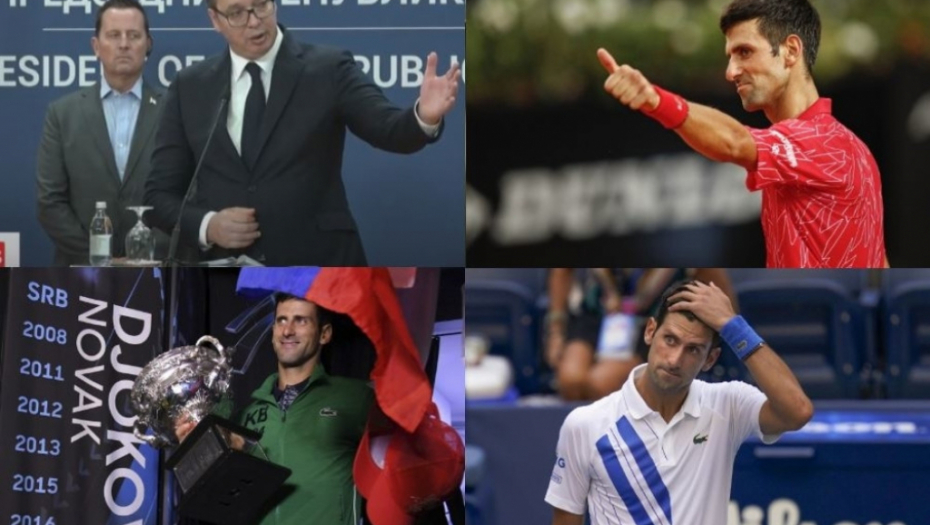 Aleksandar Vučić Novak Đoković