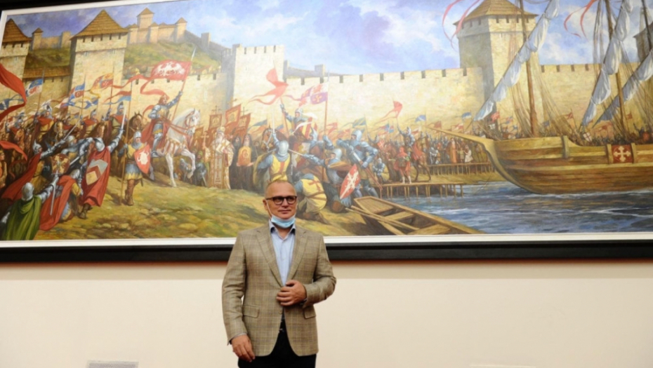 Slika despota Stefana Lazarevića, Goran Vesić