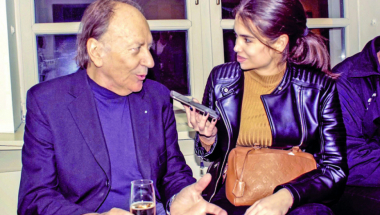 Goran Paskaljević i novinarka ,,Alo!&quot;