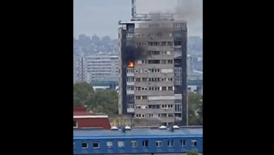 Požar na Novom Beogradu
