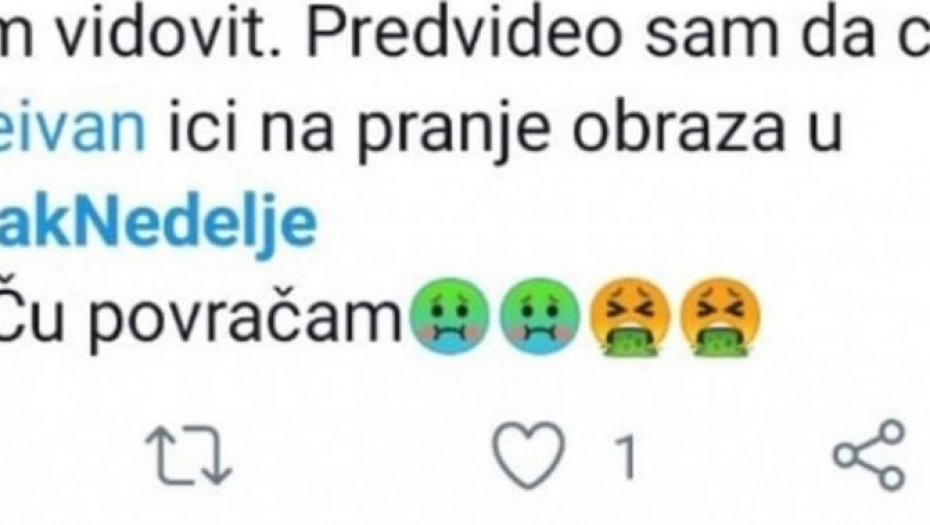 Tvitovi na račun Utiska nedelje
