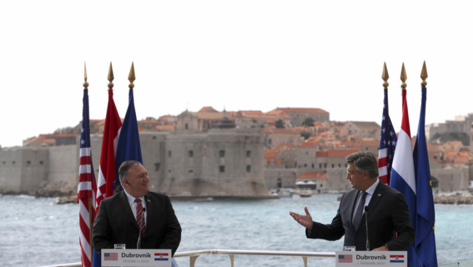 Majk Pompeo Andrej Plenković