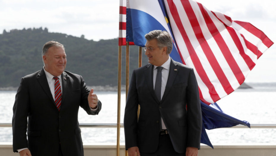 Majk Pompeo Andrej Plenković