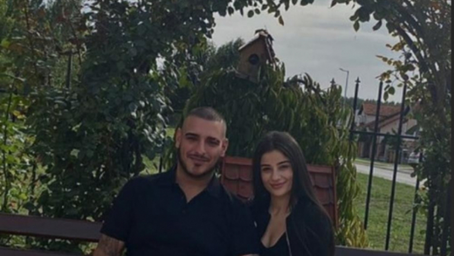 Darko Lazić sa verenicom