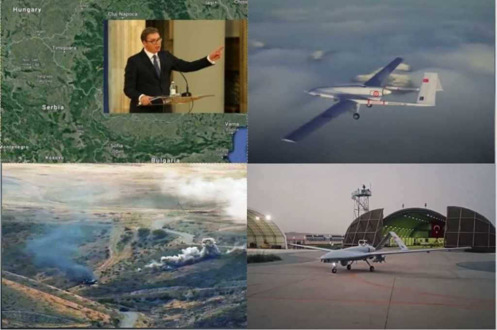 Aleksandar Vučić dron Barjaktar