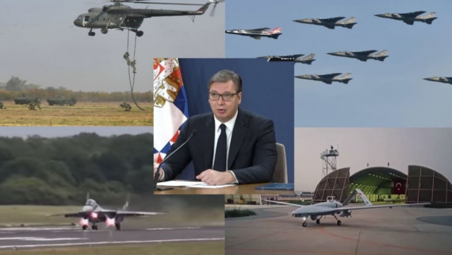 Aleksandar Vučić Vojska Srbije avioni