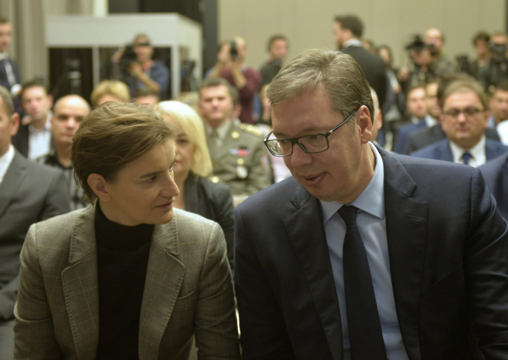 Aleksandar Vučić i Ana Brnabić
