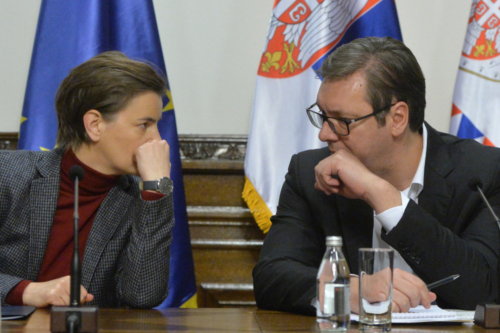 Aleksandar Vučić i Ana Brnabić