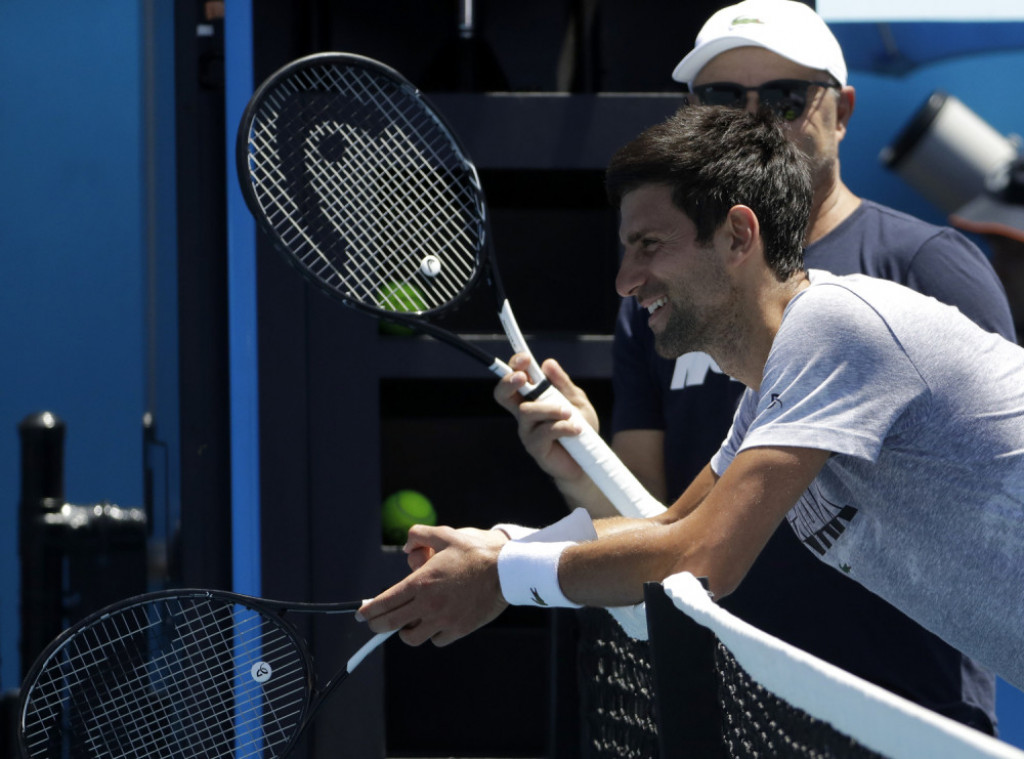 Novak Đoković i Marjan Vajda