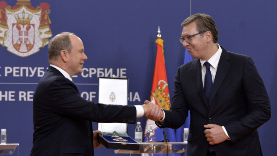 Vučić i knez Albert II