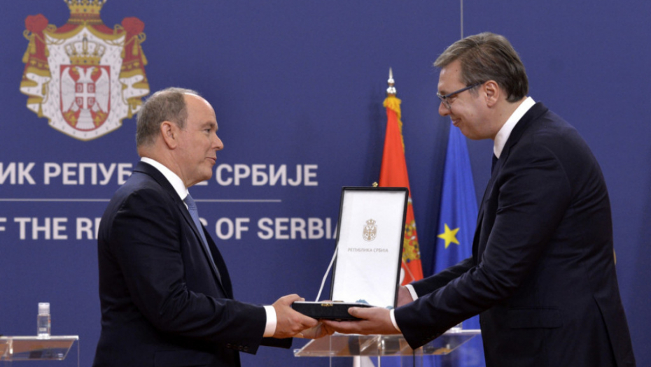 Vučić i knez Albert II
