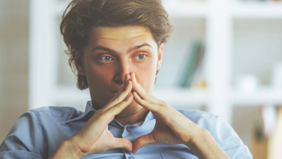 Momak, tuga, zabrinut, depresija, zabrinutost