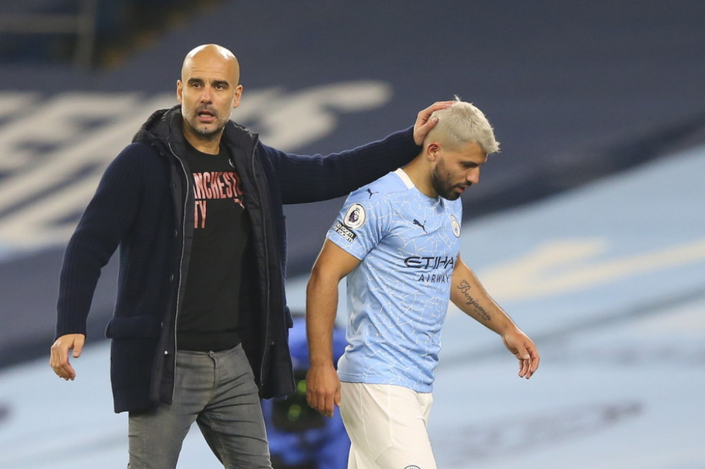 Pep Gvardiola Serhio Aguero