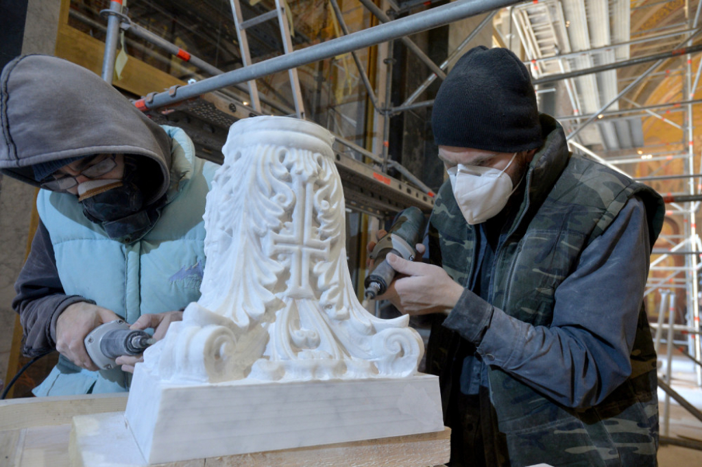 Hram Svetog Save, mozaik