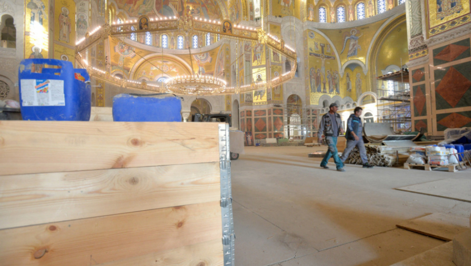 Hram Svetog Save, mozaik