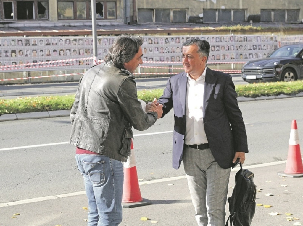 Zoran Njeguš i advokat Aleksandar Aleksić
