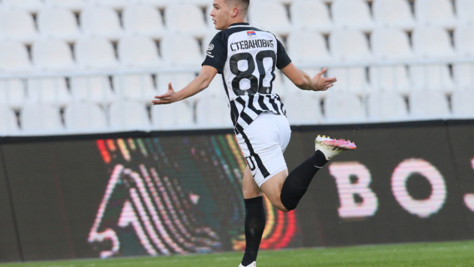 Filip Stevanović (Partizan) - 163. večiti derbi (1:1)