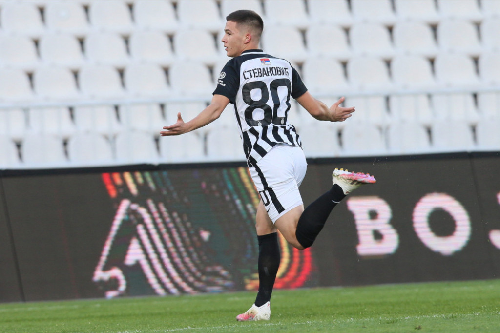 Filip Stevanović (Partizan) - 163. večiti derbi (1:1)